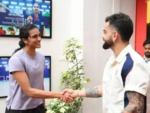 Virat Kolhi And PV sindhu