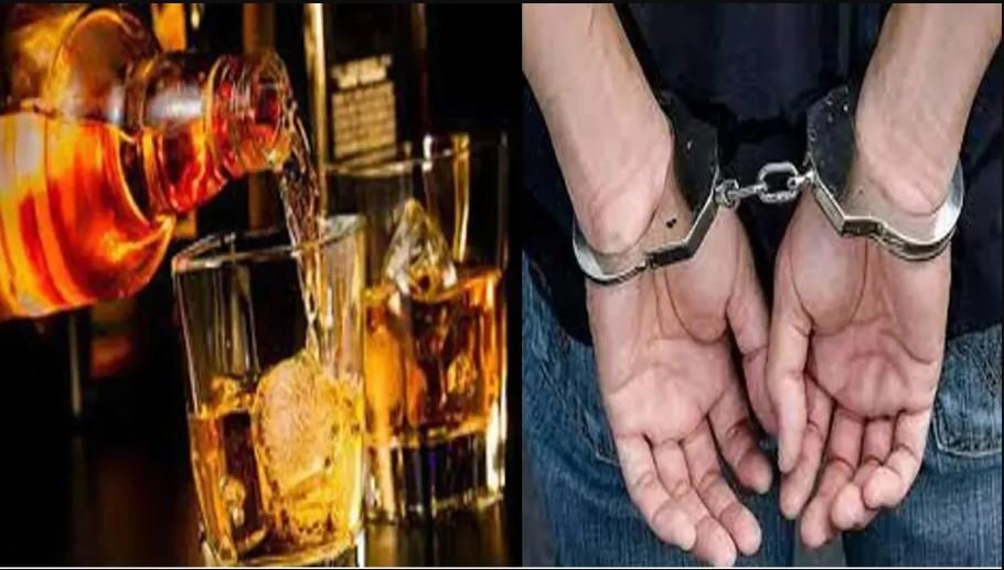 Faridabad: Major police crackdown; cunning female liquor smuggler arrested with 334 quarter-bottles.