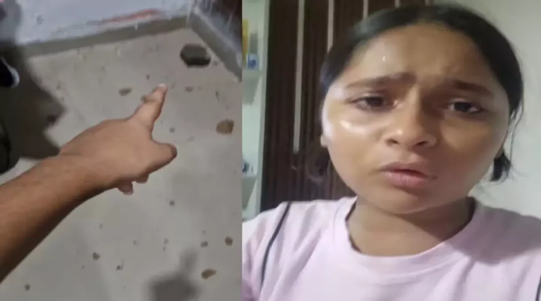 Incident of stone-pelting at Neeshu Azad's house: Video of two youths being caught goes viral; police investigating