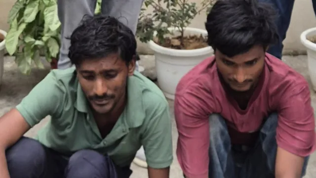 Youths attacked a priest in Faridabad after being stopped from drinking alcohol near the temple, crushing his head with a grinding stone; two arrested.