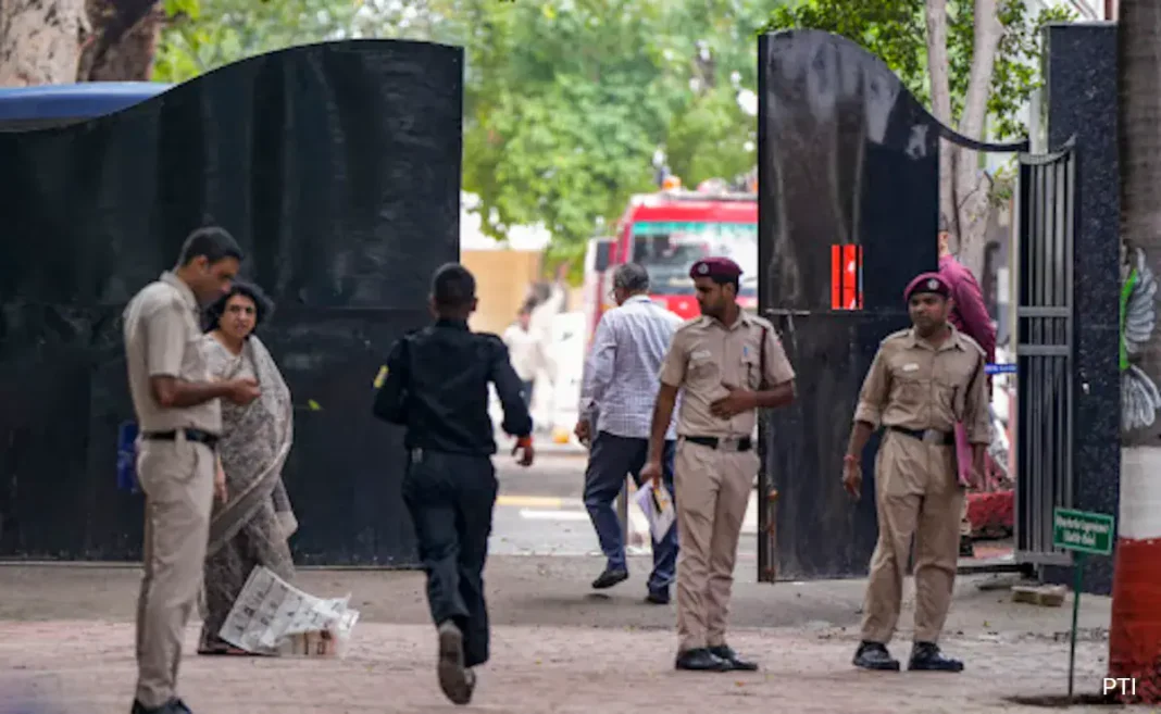 Panic in Delhi over bomb threats to schools.
